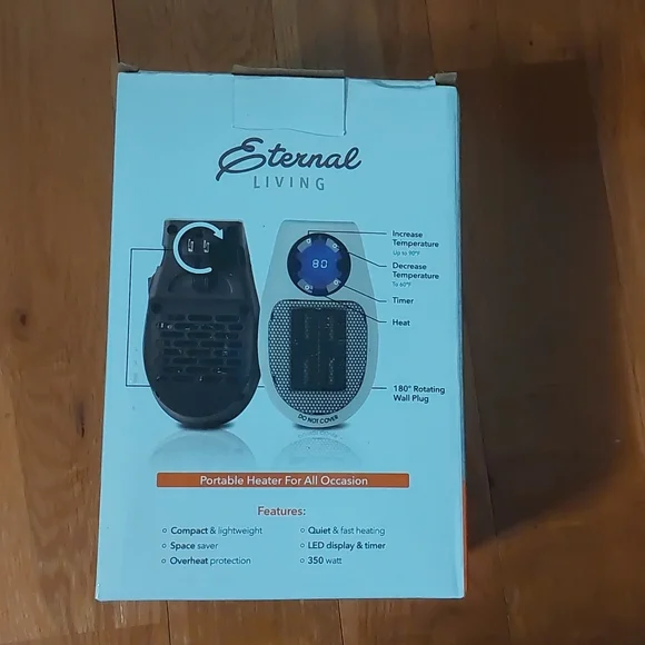 COZY  HEATER with adjustable temperature - Picture 2 of 3